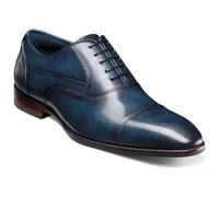 STACY ADAMS Kallum Cap Toe Oxford, Navy, 9 UK