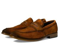 STACY ADAMS Men's Burke Penny Slip on Loafer, Copper, 14 Wide