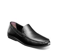 STACY ADAMS Men's Conroy Moc Toe Driver Loafer, Black, 14