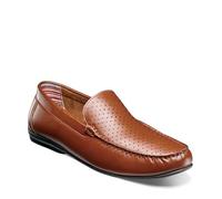STACY ADAMS Men's Conroy Moc Toe Driver Loafer, Cognac, 9 UK