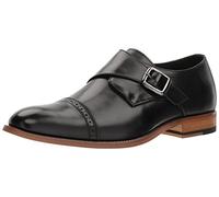 Stacy Adams Men's Desmond Cap Toe Monk Strap Loafer, Black, 13 UK