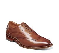 Stacy Adams Men's MacArthur Wing Tip Oxford, Cognac, 14 UK