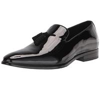Stacy Adams Men's Phoenix Tassel Slip on Loafer, Black Patent, 8 UK
