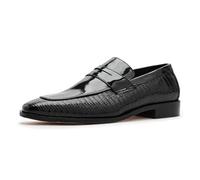 Stacy Adams Men's Ravito Slip on Penny Loafer, Black, 7.5