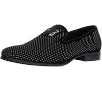 Stacy Adams Men's Swagger Loafer, Black, 7.5 UK