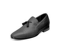 Stacy Adams Men's Tazewell Tassel Slip-On Loafer, Black, 15 Wide