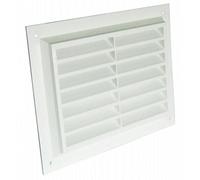 BM72/1 White 10"x7" Louvre Vent