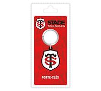 Stade Toulousain La Plume Dorée Logo Keyring PVC Multicoloured 8.5 x 18 x 2.5 cm