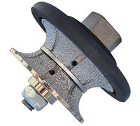 STADEA Diamond Profile Wheel/Profile Grinding Wheel Full Bullnose 25 MM 1" high for Grinder Polisher Tile Granite marble Concrete Shaping/Diamond Profiling