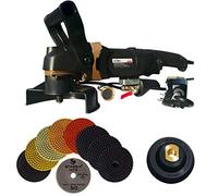 Stadea SWP108K Wet Stone Grinder Granite Wet Polisher - 5" Variable Speed Wet Polisher Grinder Kit with Diamond Granite Polishing Pads