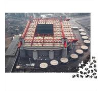 Stadio Giuseppe Meazza 1000 Pieces Adult Jigsaw Puzzles San Siro Festive Gifts Family Challenging Educational Challenge Home Decoration for Adults Gifts Ideas 1000pcs (75x50cm)