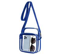 Stadium Approved Clear Bag, Weather Ready, Petit Paq, blue, Se référer à la description, Refer to description
