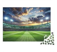 Stadium at Sunset 1000 Pc Sturdy Cardboard Classic Jigsaw Puzzle for Adults & Kids 12+, Stress Relief Puzzle, Decompression & Wall Decor, Ultimate Relaxation Gift 70x50cm/1000pcs