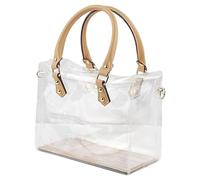 Stadium Bag - Waterproof Event Tote Bag, Transparent Sports Tote Bag, Large Shoulder Bag, Transparent Lunch Bag for Women, Transparent for Work, Beach, b, see description, See description