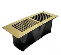 Stadium BM435/ Floor Ventilator Complete with Brass Grill