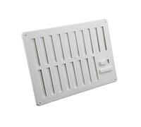 Stadium BM476 White 9 Inch x 6 Inch Hit & Miss Vent & Flyscreen Ventilator