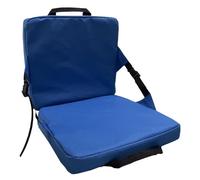 Stadium Folding Chair - Cushion Chair, Recliner Pad | Supportive Backrest Chair with Armrest for Outdoor Matches, Lawn Events, School Fields, Job Days, Tailgate Fun, Travel Games, Parkbi
