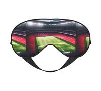 Stadium Football Satdium Field Light Night Print Sleep Mask, Soft Breathable Eye Cover for Travel, Shift Work & Meditation