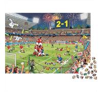 Stadium Goal Celebration Wave Wooden Jigsaw Puzzle Waterproof 1000 Piece Puzzles for Adults Impossible Home Decoration