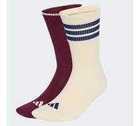 adidas Unisex Stadium Graphic Sock 2 Pair Pack Socks, maroon/ivory/dark blue, M