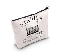 Stadium Social Club Makeup Bag Football Mom Gifts Football Season Gifts Friday Nights are for Football Zipper Bag (Stadium UK)