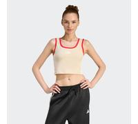 Adidas Stadium Sleeveless Top Beige S Women