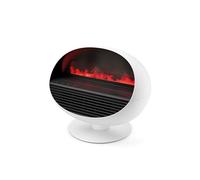 Stadler Form Fan Heater, Electric Fireplace and Aroma Diffuser Erik, LED, Fireplace Look, Fireplace, Soot Free, Powerful, Efficient Temperature Control, 4 Colours, White