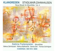 Stadlmair,hans/zahnhausen,m. - Klangreden-neue Musik Fuer Blo