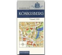 Stadtplan von Königsberg. Stand 1931
