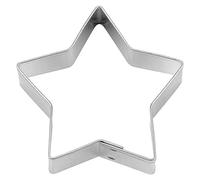 Staedter 5 Pointed Star Cookie Cutter, 9 cm, Stainless Steel, Silver