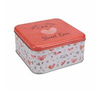 Städter biscuit tin Sweet Love Square biscuit tin 16.5 x 16.5cm