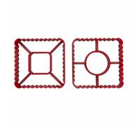 Städter Cookie Cutter Puff Pastry Pyramid Windmill Set 2 pcs Cookie Cutter Co...