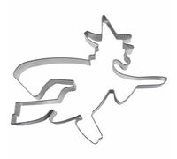 Städter Cookie Cutter Witch with Broom Cookie Cutter Cookie Shape 10.5 cm