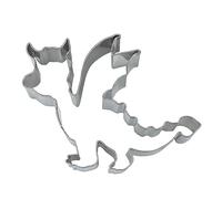 Staedter Dragon Shape Cookie Cutter, 8 cm, Stainless Steel, Silver