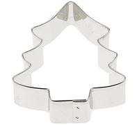 Staedter Fir Tree Cookie Cutter, 6.5 cm, Stainless Steel, Silver