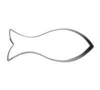 Staedter Fish Shape Cookie Cutter, 9 cm, Stainless Steel, Silver