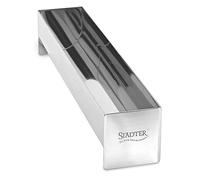 Staedter Half Round Pastry and Terrine Mould, Stainless Steel, Silver, 30 x 6 x 6 cm