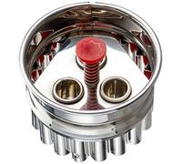 Staedter Linzer 3 Hole Outer Ring, 4.8 cm, Stainless Steel, Silver