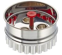 Staedter Linzer 3 Hole Outer Ring, 6.5 cm, Stainless Steel, Silver