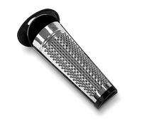 Staedter Nutmeg Grater with with Stock Compartment, Stainless Steel, Silver, 14.5 x 30 x 30 cm