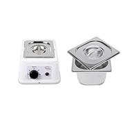 Städter Temperiergerät Set inkl. 2. Behälter, Schmelzgerät für Kuvertüre und Schokolade, Inhalt des Schokoladenbehälters je 1,5 Liter