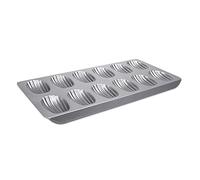 Städter We Love Baking Madeleine Bear Paw Baking Mould, Metal, Silver, 40 x 20 cm