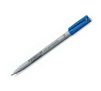 Staedtler 0.4 mm Non-Permanent Marker Lumocolor 311 Super Thin Blue Pack of 6
