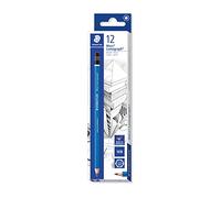 STAEDTLER 100-10B Mars Lumograph Graphite Pencils for Drawing and Sketching - 10B (Box of 12)