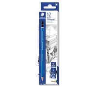 STAEDTLER 100-B Mars Lumograph Graphite Pencils for Drawing & Sketching- B (Box