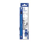 STAEDTLER 100-B Mars Lumograph Graphite Pencils for Drawing & Sketching- B (Box of 12)