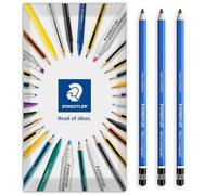 STAEDTLER 100 Lumograph Graphite Pencils, 10B, Pack of 3 in Envelope Pack