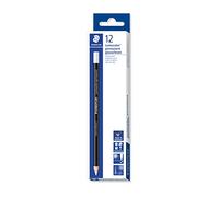 Staedtler 108 20-0 Lumocolor Glasochrom Permanent Dry-Marker Pencil - White (Box of 12)