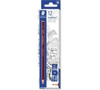 Staedtler 110 Tradition Pencil 2H (Pack-12)