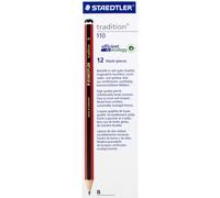 Staedtler 110 Tradition Pencil Cedar Wood B Ref 110-B [Pack 12]